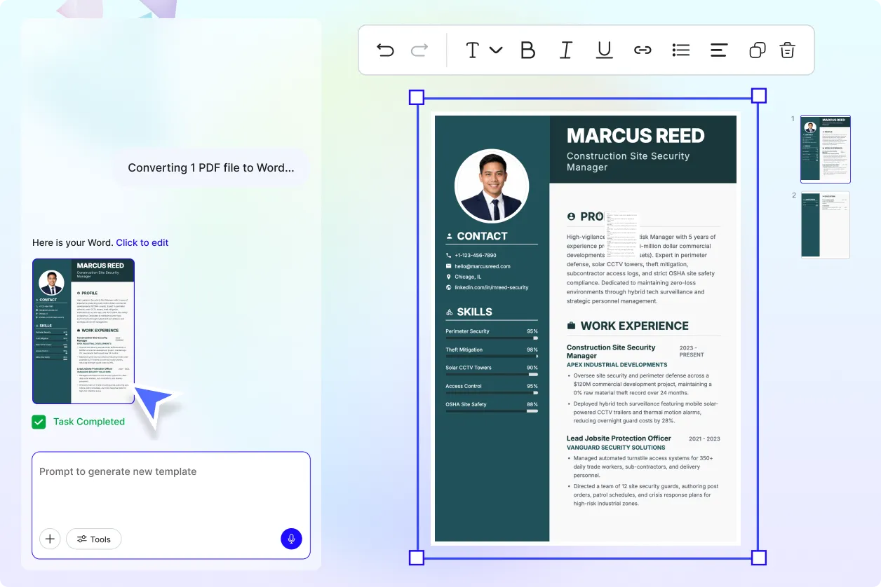 Free AI Convert PDF to Word | AI PDF to Word Converter Online Free AI Convert PDF to Word | AI PDF to Word Converter Online